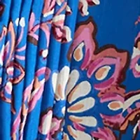 Women's Flounce Hem Paisley Midi Dress