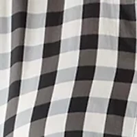 Women's Gingham Pleated Shirtdress