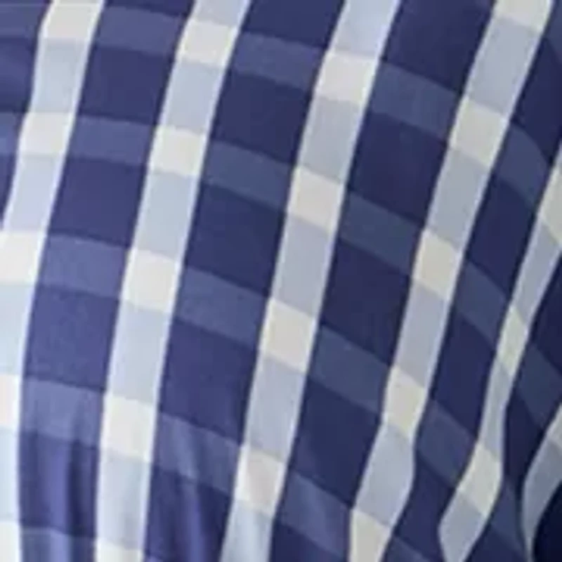 Women's Roll Sleeve Pleated Shirt Dress