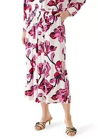 Women's Wide Leg Floral Pants