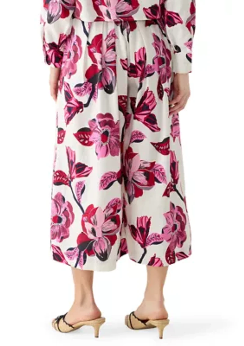 Women's Wide Leg Floral Pants