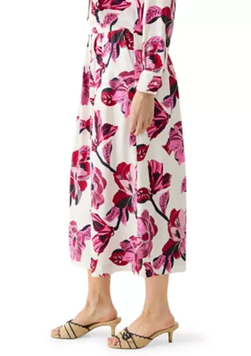 Women's Wide Leg Floral Pants