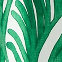 Women's Puff Sleeve Button Front Swirl Pattern Blouse