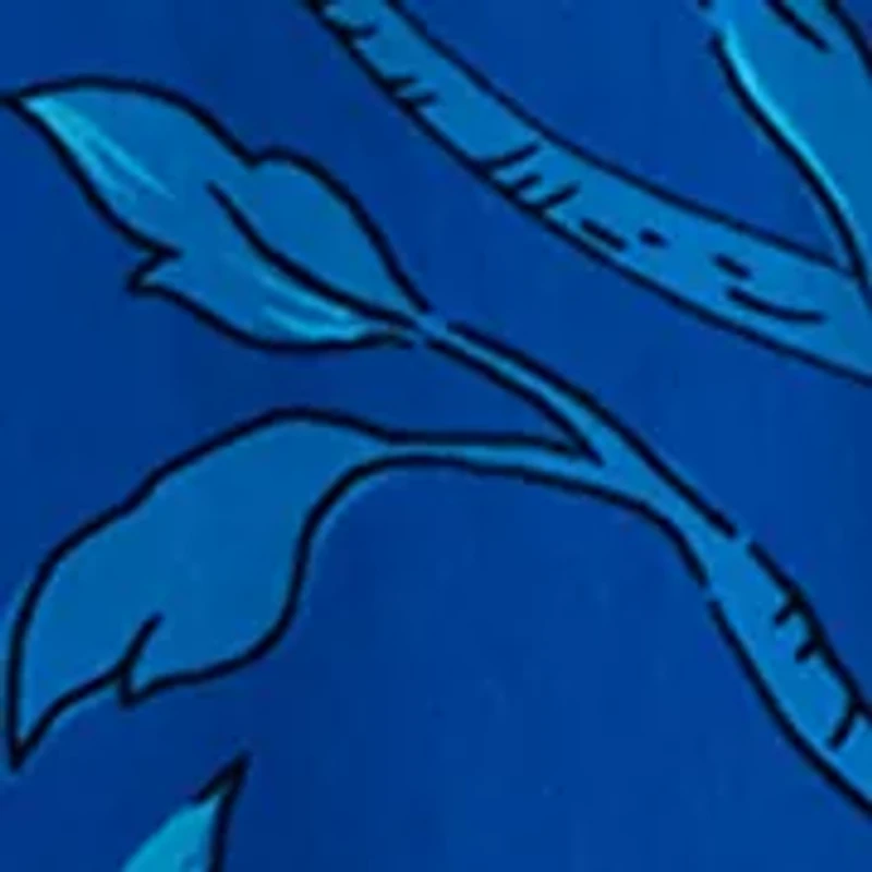 Women's Puff Sleeve Button Front Floral Blouse