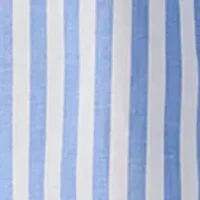 Women's Puff Sleeve Button Front Striped Blouse