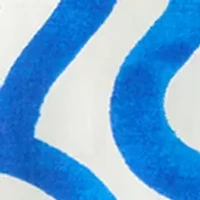 Women's Short Flutter Sleeve Split Neck Blouse