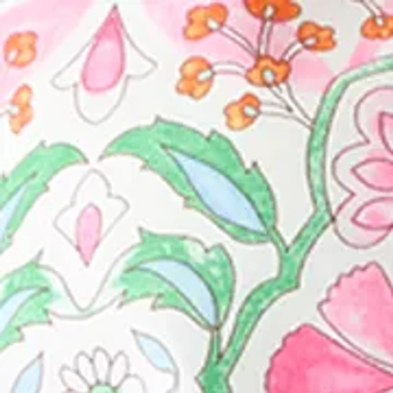 Women's Flutter Sleeve Medallion Blouse