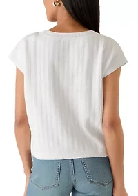 Women's Sleeveless Crochet Sweater
