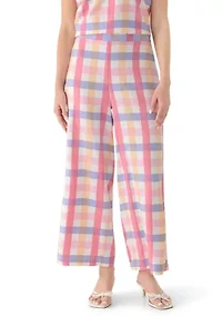 Women's Pull On Plaid Pants