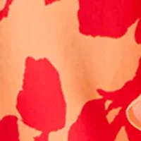 Women's Ruffle Sleeve V-Neck Floral Blouse