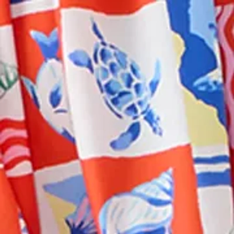 Women's Ruffle Strap Smocked Midi Dress