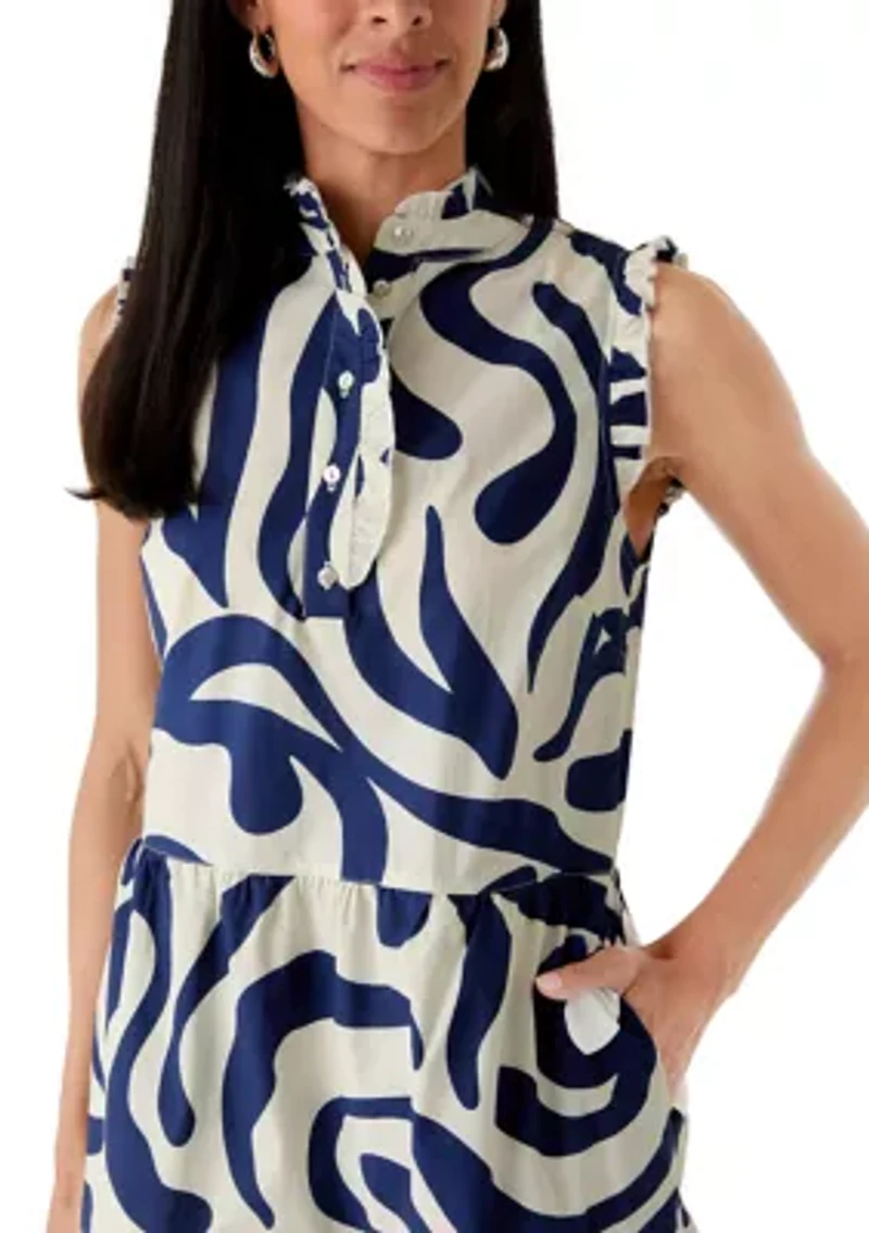Women's Ruffle Sleeve Tiered Dress