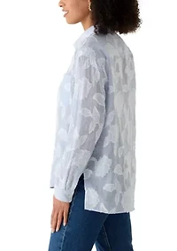 Women's Long Sleeve Striped Shirt