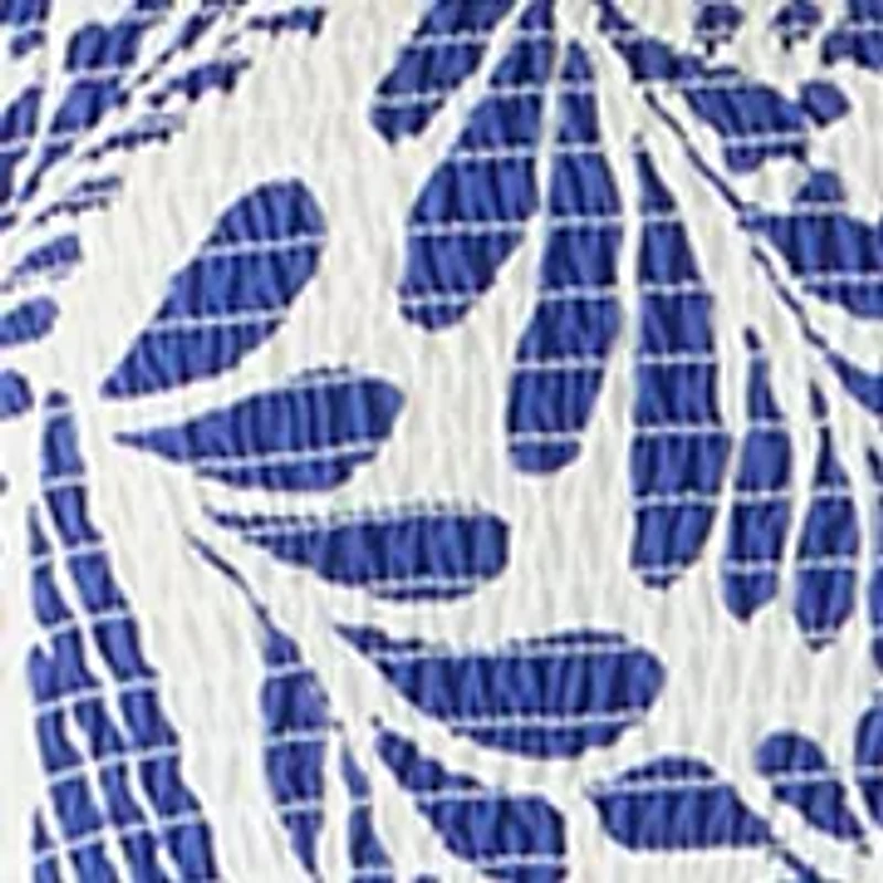 Petite Puff Sleeve Smocked Tiered Dress