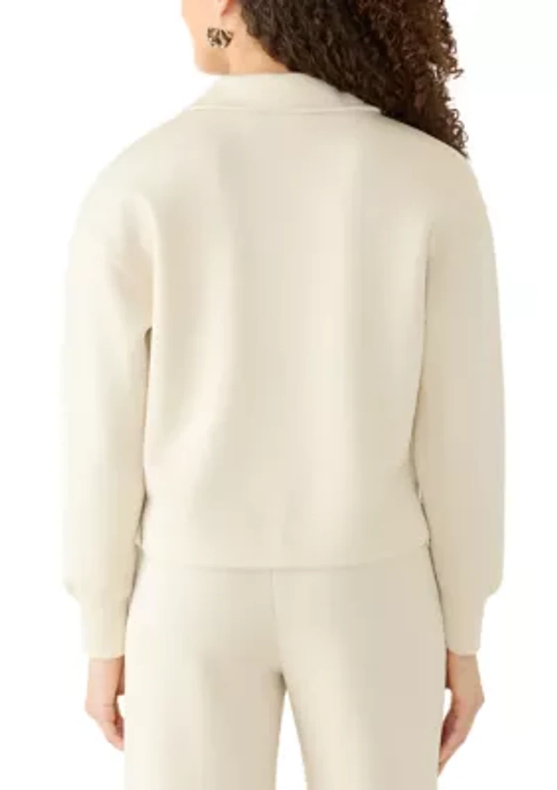 Petite Johnny Collar Scuba Top