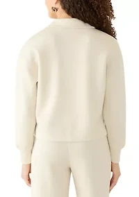 Petite Johnny Collar Scuba Top