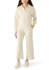 Petite Johnny Collar Scuba Top