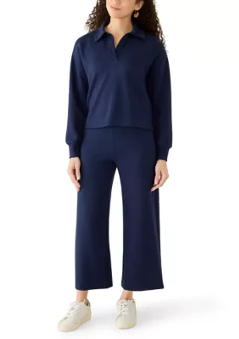 Petite Johnny Collar Scuba Top