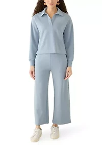 Petite Johnny Collar Scuba Top