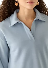 Petite Johnny Collar Scuba Top