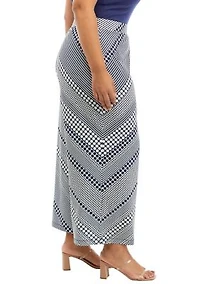 Plus Pull On Wide Leg Pants