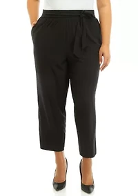 Plus Pull On Ankle Pants
