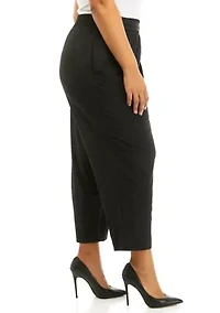 Plus Pull On Ankle Pants