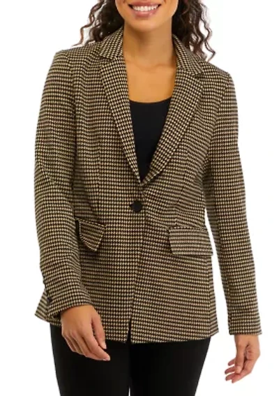 Petite Plaid Blazer