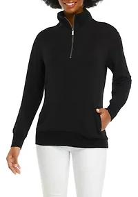 Women's Long Sleeve 1/4 Zip Sweatshirt