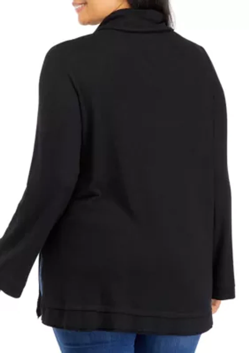 Plus High Low Hem Top