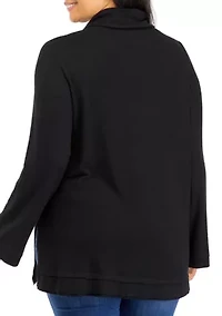 Plus High Low Hem Top