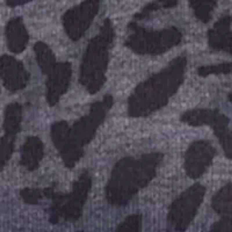 Plus Printed Top with Shirttail Hem