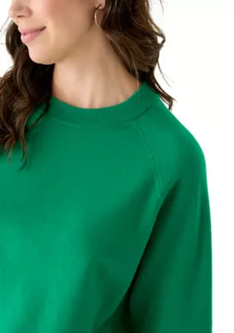 Women's Long Sleeve Crew Neck Sweater