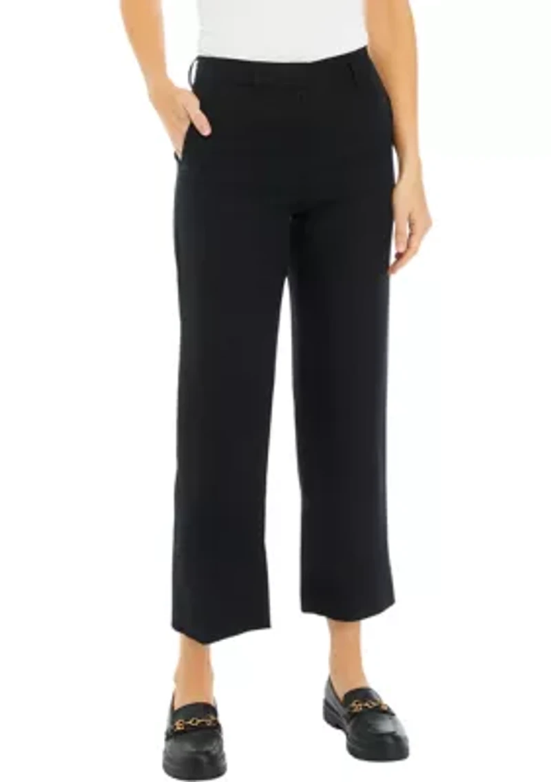 Petite Wide Leg Trouser Pants