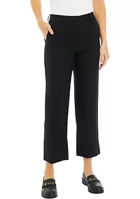 Petite Wide Leg Trouser Pants