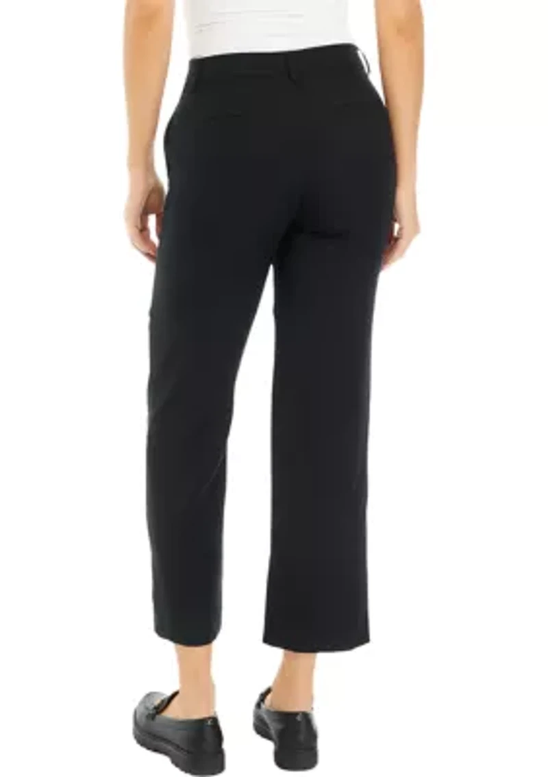 Petite Wide Leg Trouser Pants