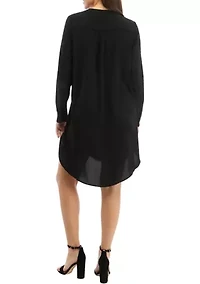 Petite Roll Tab Dress