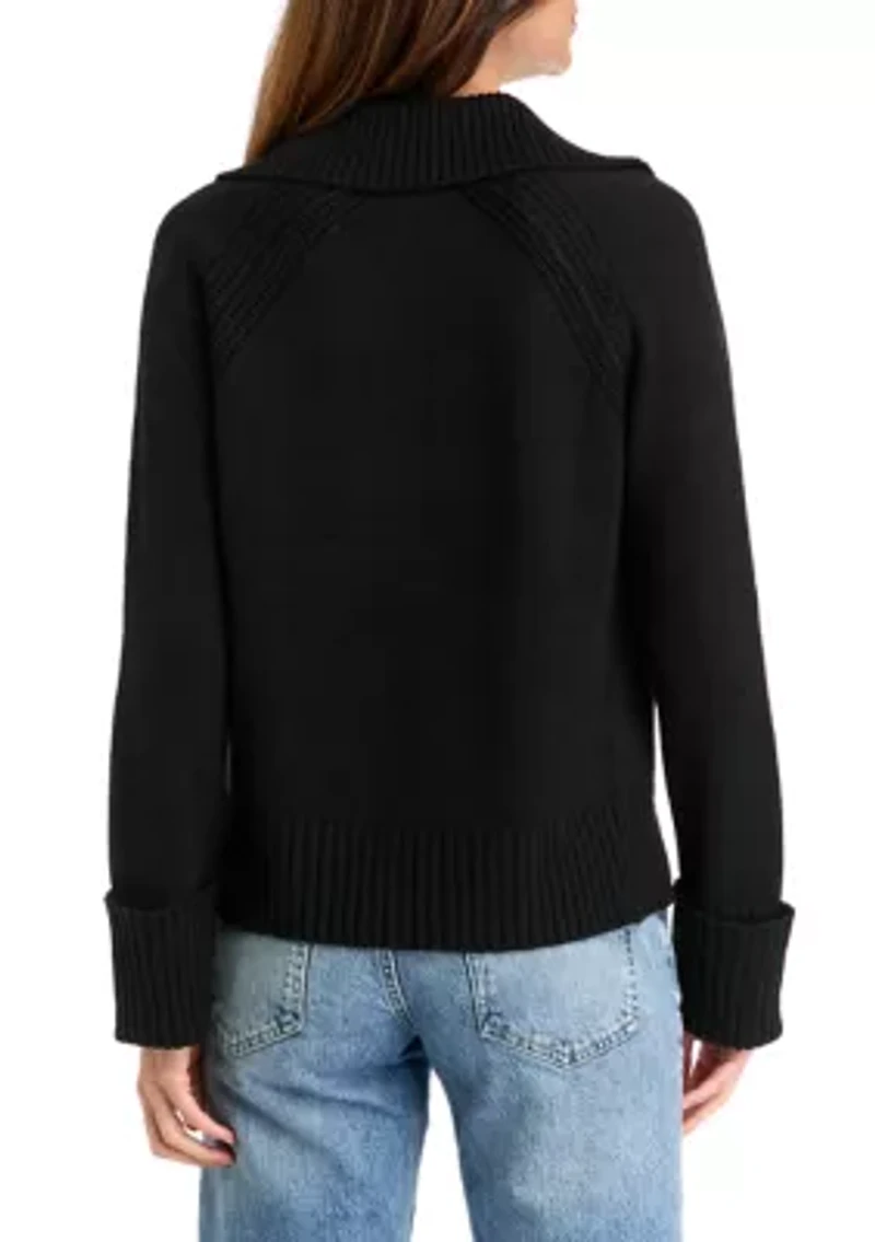 Women's Johnny Collar Sweater
