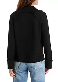 Women's Johnny Collar Sweater