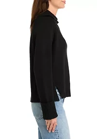 Women's Johnny Collar Sweater