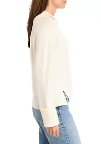 Women's Johnny Collar Sweater