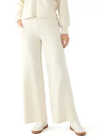 Women's Wide Leg Scuba Pants