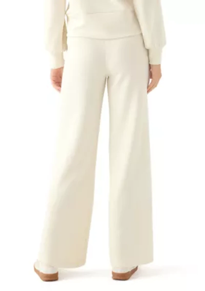 Women's Wide Leg Scuba Pants