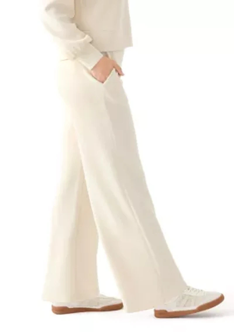 Women's Wide Leg Scuba Pants