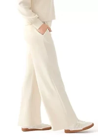 Women's Wide Leg Scuba Pants