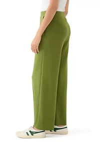 Women's Wide Leg Scuba Pants