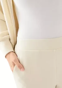 Women's Wide Leg Scuba Pants