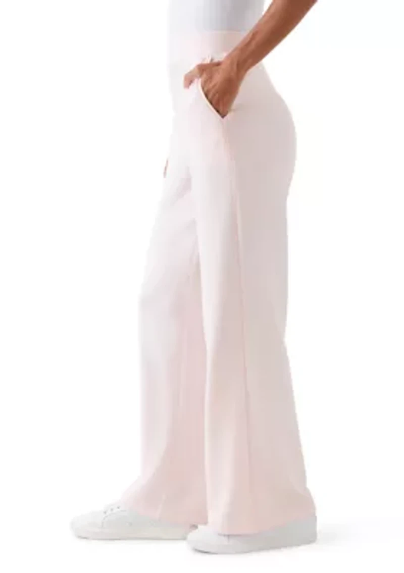 Women's Scuba Pants with Satin Piping