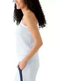 Women's Long Sleeve One Shoulder Scuba Sweatshirt