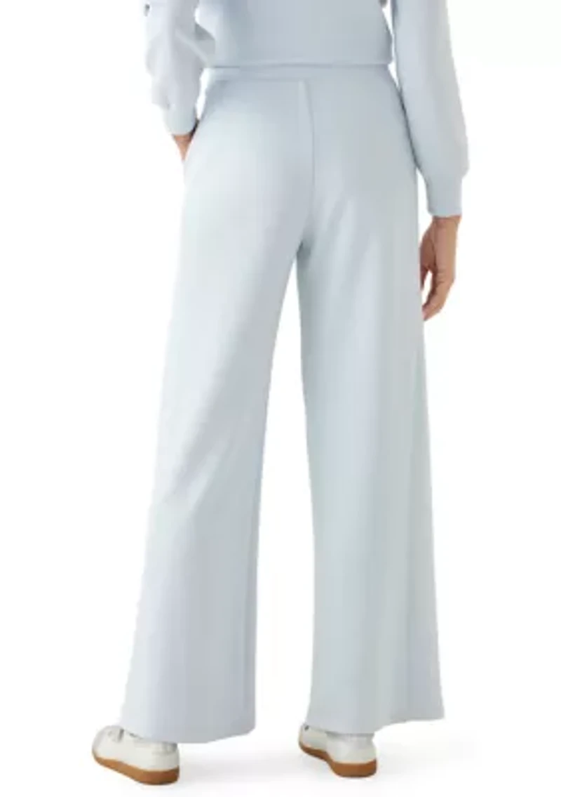 Women's Wide Leg Scuba Pants